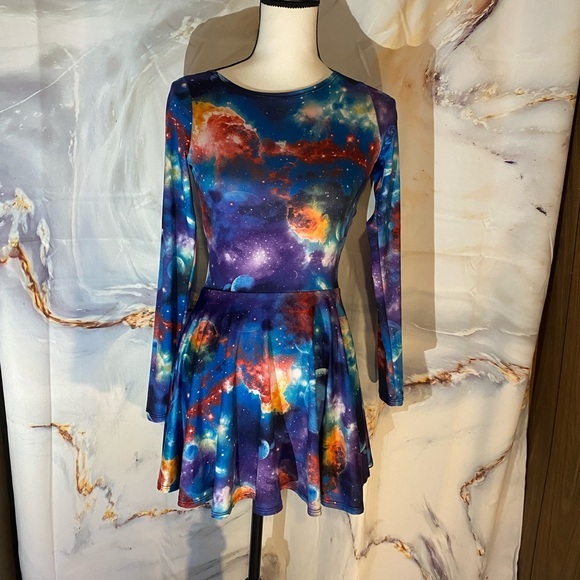 Galaxy Dress size small - Picture 1 of 3